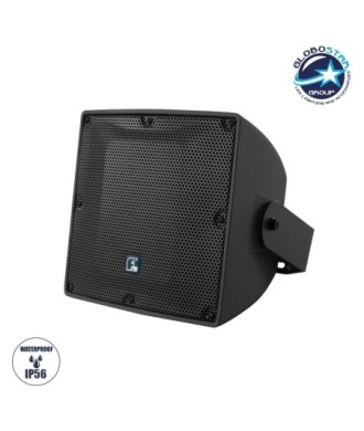 GLOBOSTAR® FDB LT206PT 98037 Επιτοίχιο Παθητικό Ηχείο Εγκαταστάσεων με Μετασχηματιστή 100V & 8Ω - 100W RMS (400W Peak) - 1 x 6.5" Inches LF & 1 x 1" Inches HF - Αδιάβροχο IP56 - Μαύρο - Μ32 x Π26 x Υ26cm - 2 Χρόνια Εγγύηση